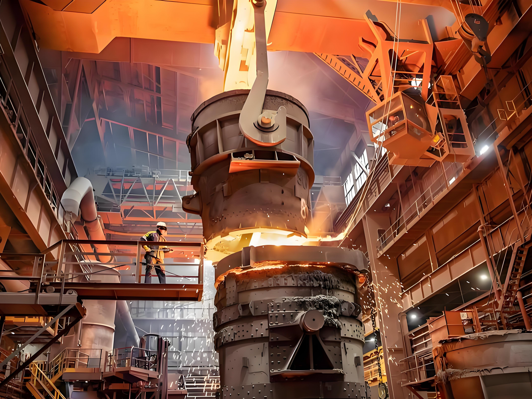 河北唐山某钢铁天车无线视频监控传输成功案例