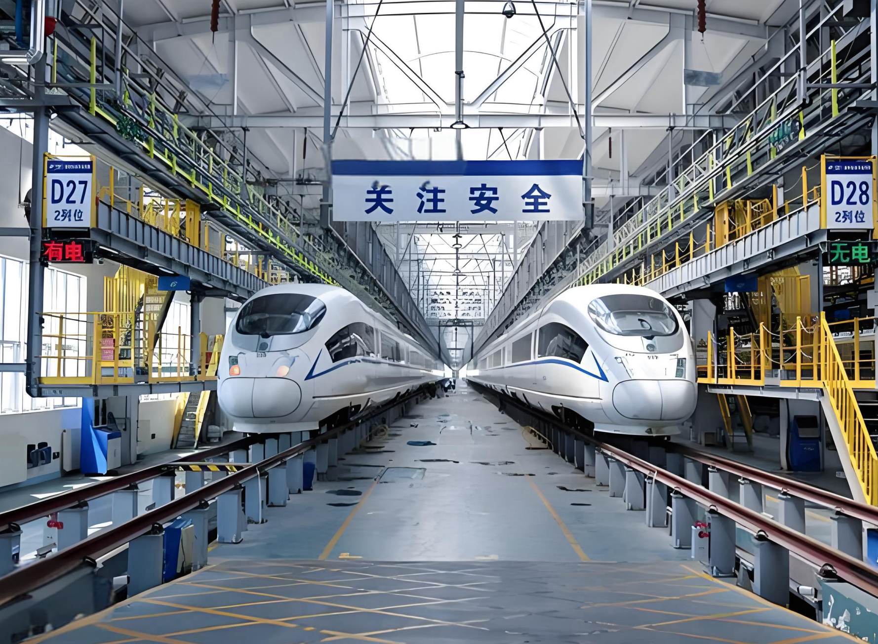 天津某动车检修库无线覆盖成功案例