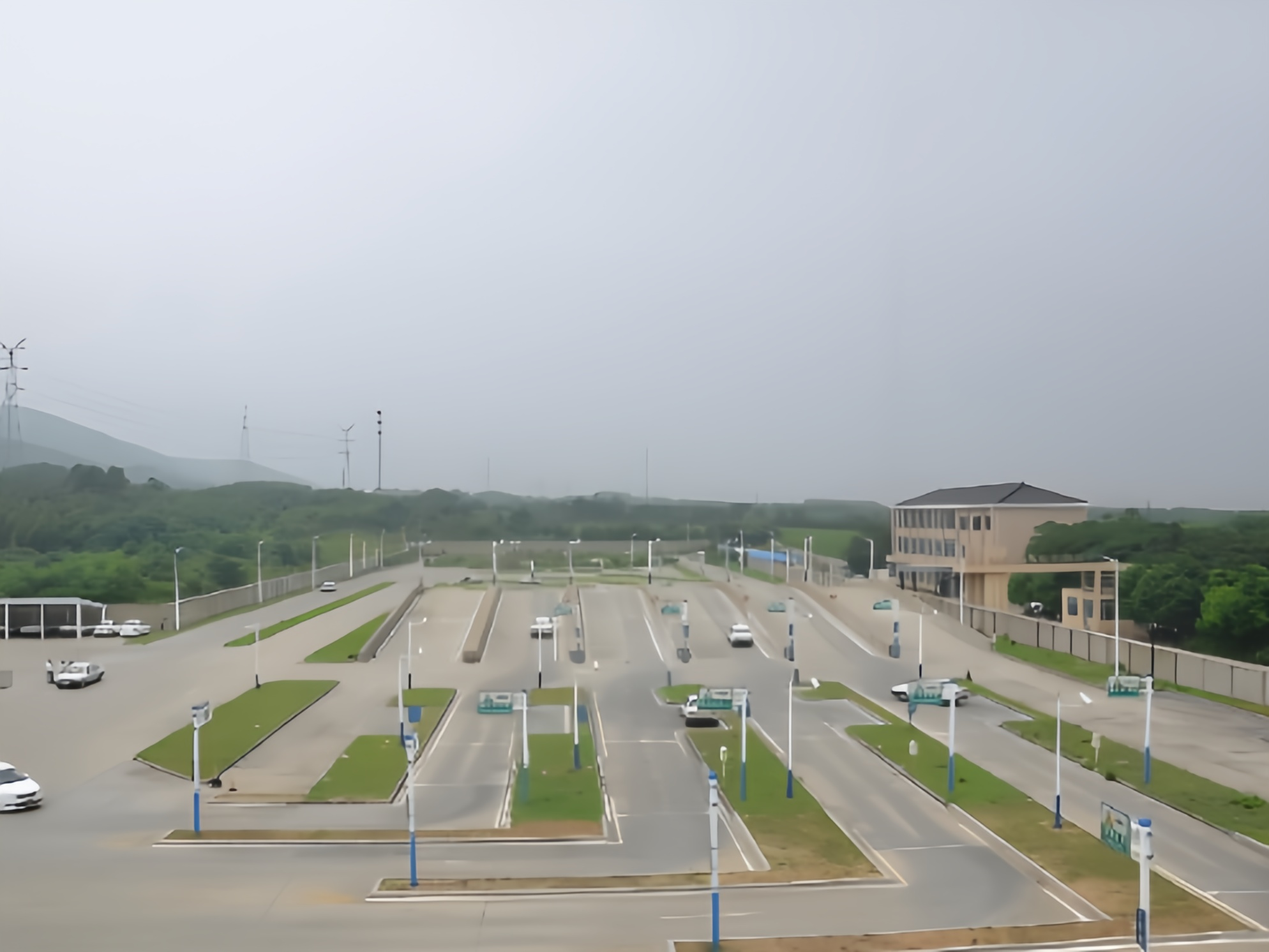 山西寿阳驾校科目二无线视频传输案例